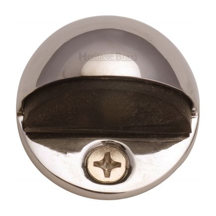 Heritage Brass Shielded Door Stop Polished Nickel finish