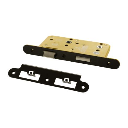 Atlantic DIN Radius Heavy Duty Bathroom Lock Single Turn 60mm backset - Urban Dark Bronze