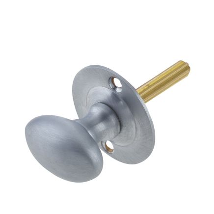 Jedo Turns for Mortice Rackbolts 50mm Satin Chrome - By Frelan Hardware - JV2715SC