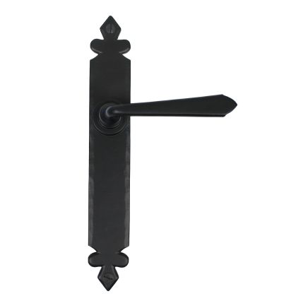 Black Cromwell Lever Latch Set