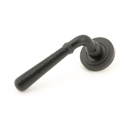 Aged Bronze Hammered Newbury Lever on Rose Set (Art Deco) - Unsprung