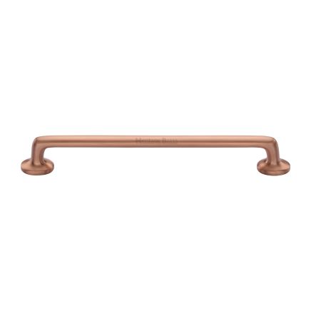 Heritage Brass Cabinet Pull Traditional Design 203mm CTC Satin Rose Gold Finish