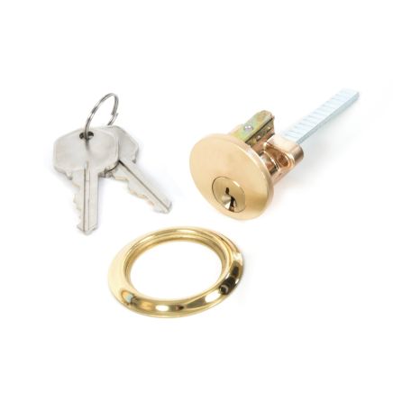 Polished Brass Rim Cylinder KA