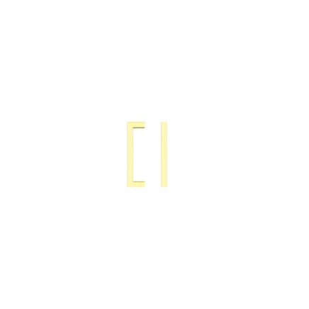 Zoo Hardware Square Block Cabinet handle 96mm CTC Brushed Gold Finish
