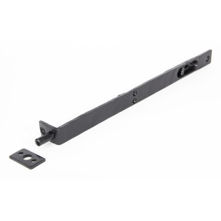 Black 12" Flush/Slide Door Bolt