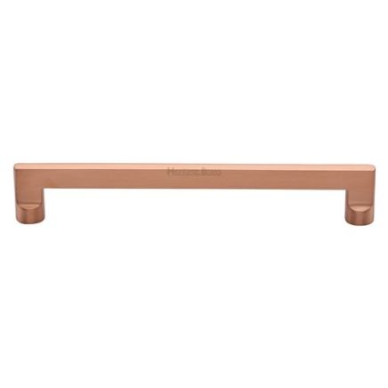 Heritage Brass Cabinet Pull Apollo Design 203mm CTC Satin Rose Gold Finish