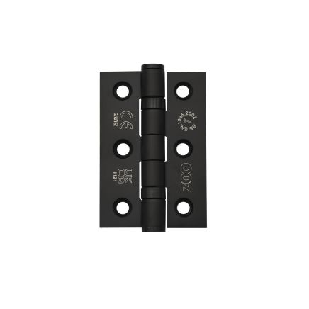 Zoo Hardware Stainless Steel Door Hinge UKCA/CE - Matt Black