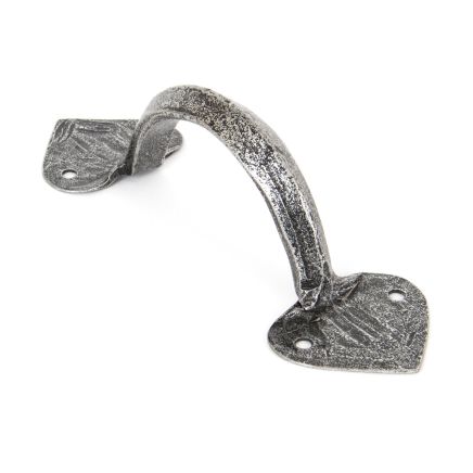 Pewter 6" Gothic D Handle