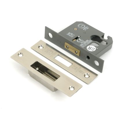 Polished Nickel 2½" Euro Profile Dead Lock