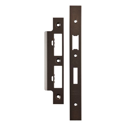Din Sash Bathroom Forend & Strike Pack - Matt Bronze