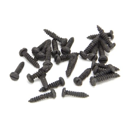 Beeswax 4 x 1/2" Round Head Screws (25)