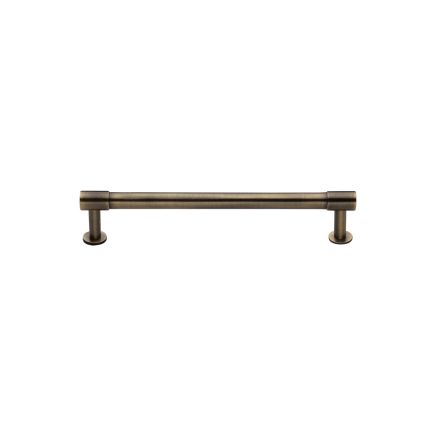 Heritage Brass Cabinet Pull Phoenix Design with 16mm Rose 96mm CTC Antique Brass finish