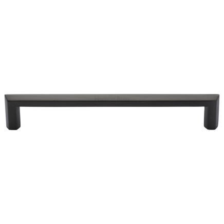 Heritage Brass Cabinet Pull Hex Profile Design 254mm CTC Matt Bronze Finish