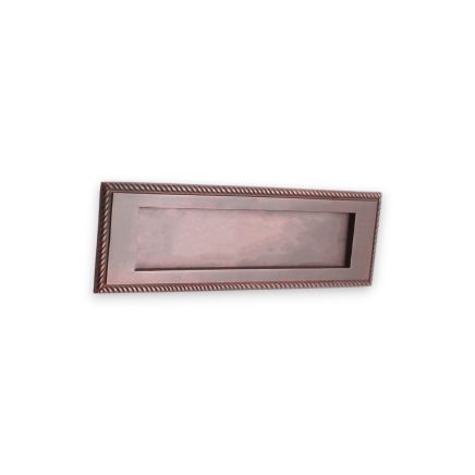 Georgian Letter Plate 250mm Aged Bronze