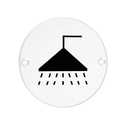 Zoo Hardware Shower - 76mm dia - White