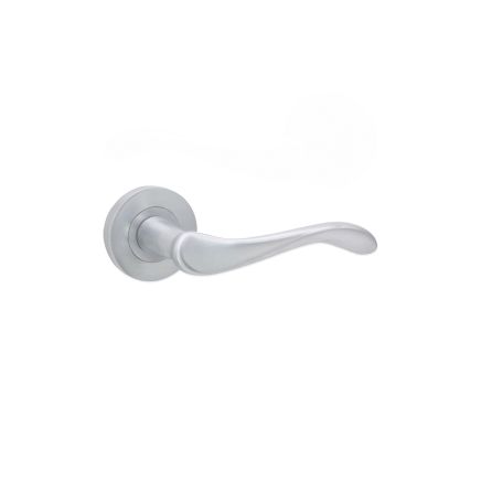 Rosalie Lever Door Handle Satin Chrome