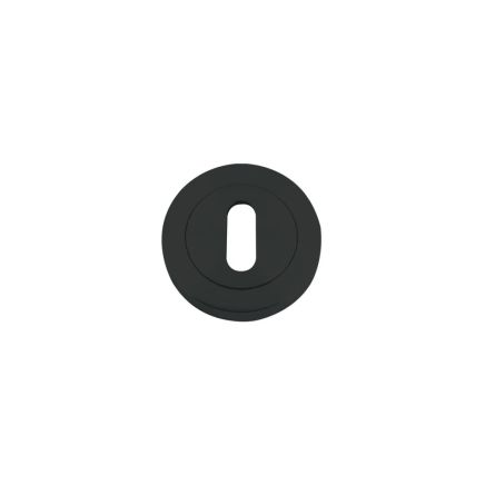 Zoo Hardware Standard profile escutcheon - Oscuro Matt Black