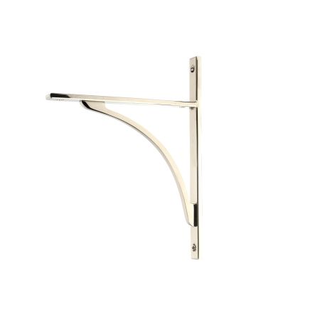 Polished Nickel Apperley Shelf Bracket (260mm x 200mm)