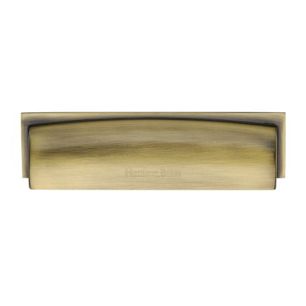 Heritage Brass Drawer Pull Shropshire Design 152mm CTC Antique Brass Finish