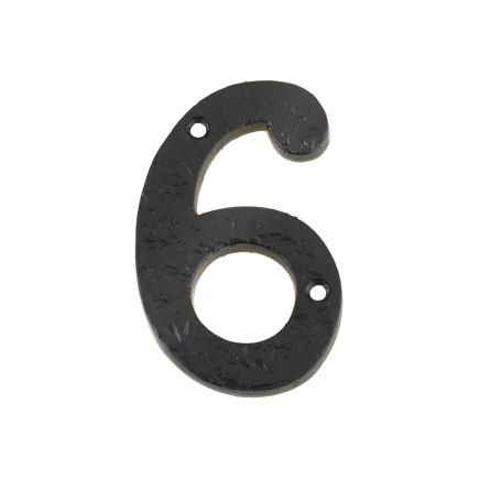 Zoo Hardware Numeral - No. 6 & 9 - 4" - Black