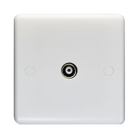 Eurolite Enhance White Plastic TV Socket White