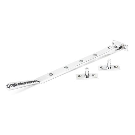 Polished Chrome 10" Hammered Newbury Stay