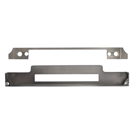 Atlantic DIN Rebate Kit for Euro Profile, Bathroom Lock, Latch, Euro Deadlock - Matt Gun Metal