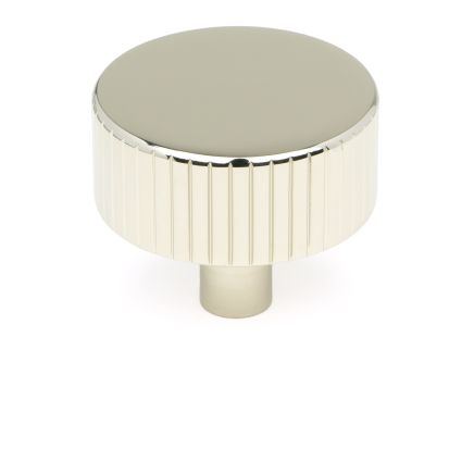 Polished Nickel Judd Cabinet Knob - 38mm (No rose)