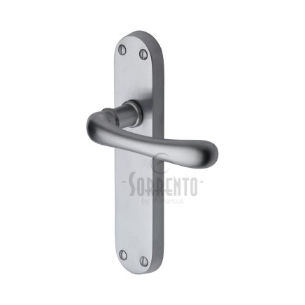 Sorrento Door Handle Lever Latch Donna Design Satin Chrome finish