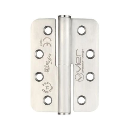 Zoo Hardware Grade 14 - Lift Off Hinge Stainless Steel - Radius - 102x 76 x 3.4mm - Right Hand - Pair
