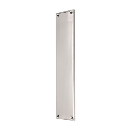 Victorian Finger Plate 300mm Polished Chrome