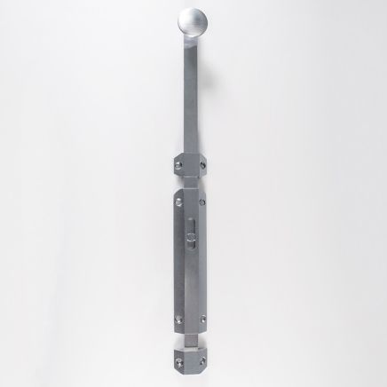 Surface Bolt - Extended 355mm - Satin Chrome