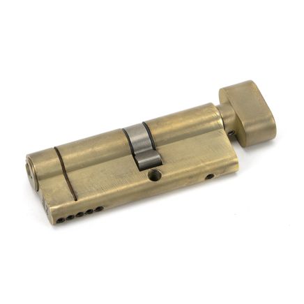 Aged Brass 35T/45 5pin Euro Cylinder/Thumbturn
