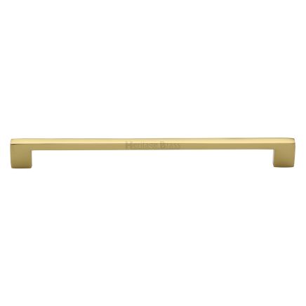 Heritage Brass Cabinet Pull Metro Design 254mm CTC Polished Brass Finish
