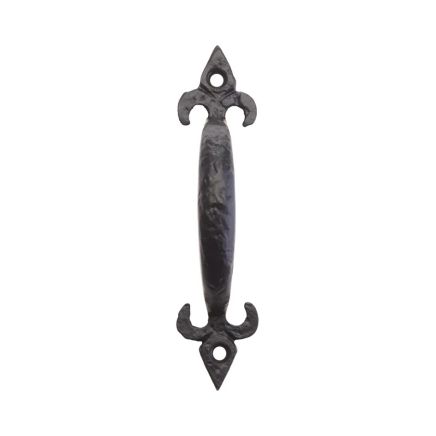 Zoo Hardware Fleur de Lys Pull Handle - 5" - Black