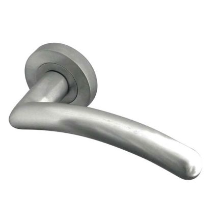 Mailand Door Handles Satin Chrome - By Frelan Hardware - JV710SC