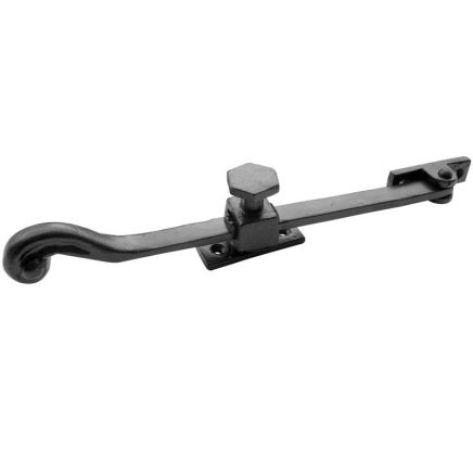 Antique Range Sliding Screw Down Stay 300mm Black - By Frelan Hardware - JAB62B