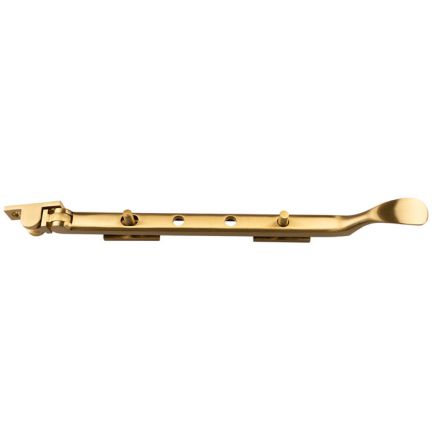 Victorian Casement Stay 270mm  - Satin Brass