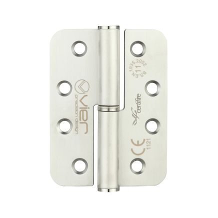 Zoo Hardware Grade 11 Lift Off Hinge Stainless Steel - Radius - Grade 201 - 102 x 76 x 3mm - Left Hand