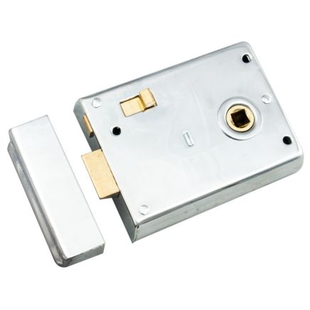 Traditional Rim Latch - Satin Chrome