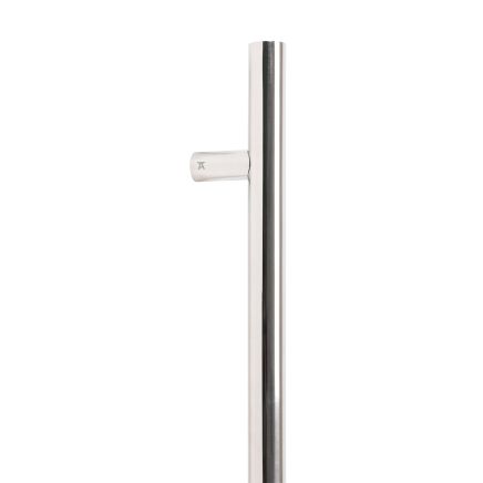 Polished Marine SS (316) 0.9m T Bar Handle Bolt Fix 32mm Ø
