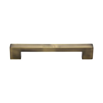 Heritage Brass Cabinet Pull Metro Design 160mm CTC Antique Brass Finish