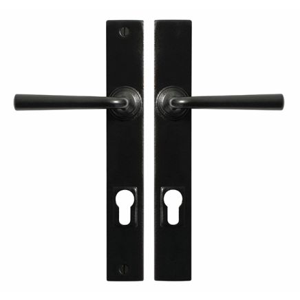 Padstow Multipoint Handle (Entry - Sprung) - Flat Black
