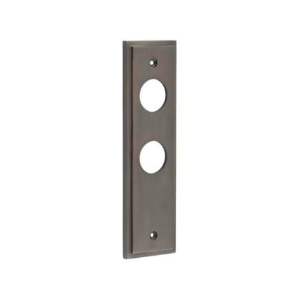 Burlington II Lever Plate Choices Bathroom Dark Bronze - By Frelan Hardware - BUR453DB