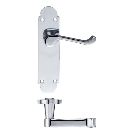 Zoo Hardware Oxford Lever Latch Furniture - Chrome