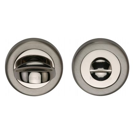 Heritage Brass Thumbturn & Emergency Release Mercury Finish, Satin Nickel and Polished Nickel Finish