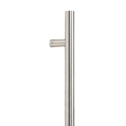 Satin SS (316) 0.6m T Bar Handle Secret Fix 32mm Ø