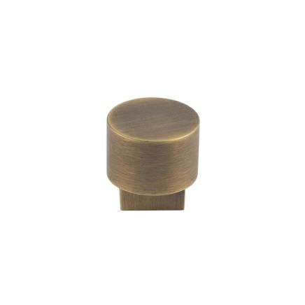 Westminster Round Cupboard Knobs Antique Brass - By Frelan Hardware - BUR300AB
