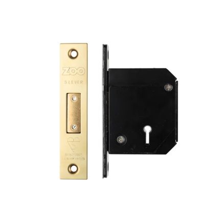 Zoo Hardware British Standard 5 Lever Deadlock - 67mm c/w Esc - Chubb Retro Fit 3G114