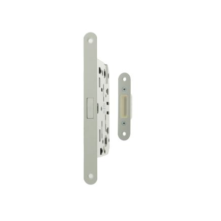 AGB Polaris 2XT Magnetic Bathroom Lock 60mm backset - White